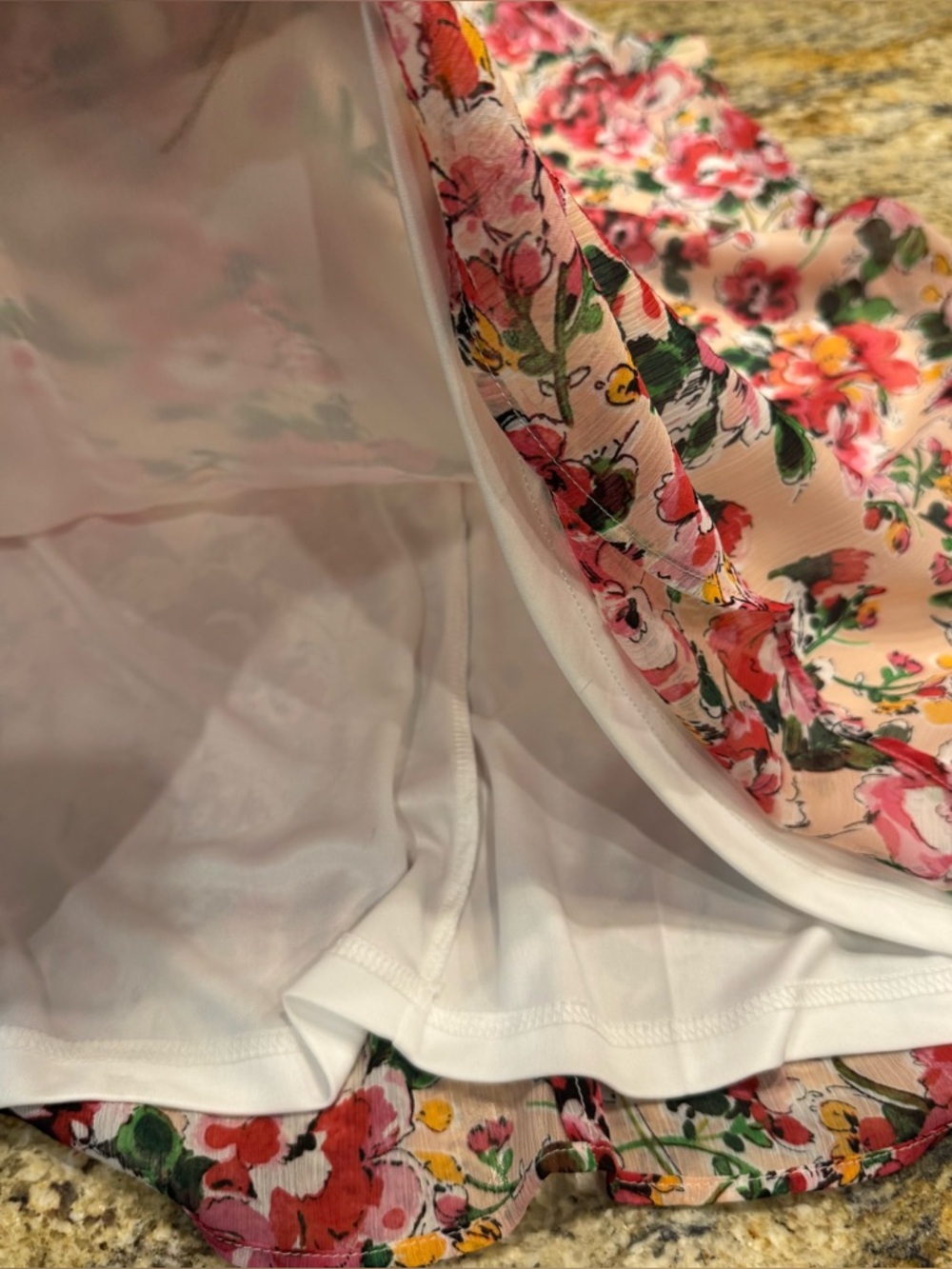 Tommy Hilfiger Pink Floral Lined Shift Dress Size 4 Knee Length - Picture 4 of 9